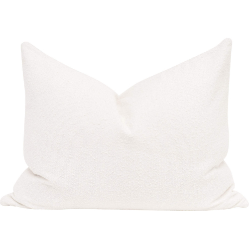 The Basic 34" Essential Dutch Pillow in Performance Boucle Snow (Set of 2)